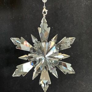 Crystal Snowflake Sun Catcher Christmas Tree Decor Czech Bohemia Crystal Gift